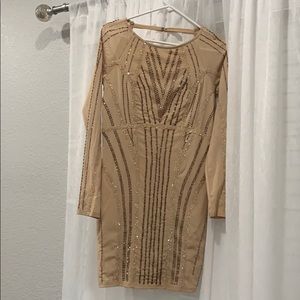 Super cute gold formal dress!